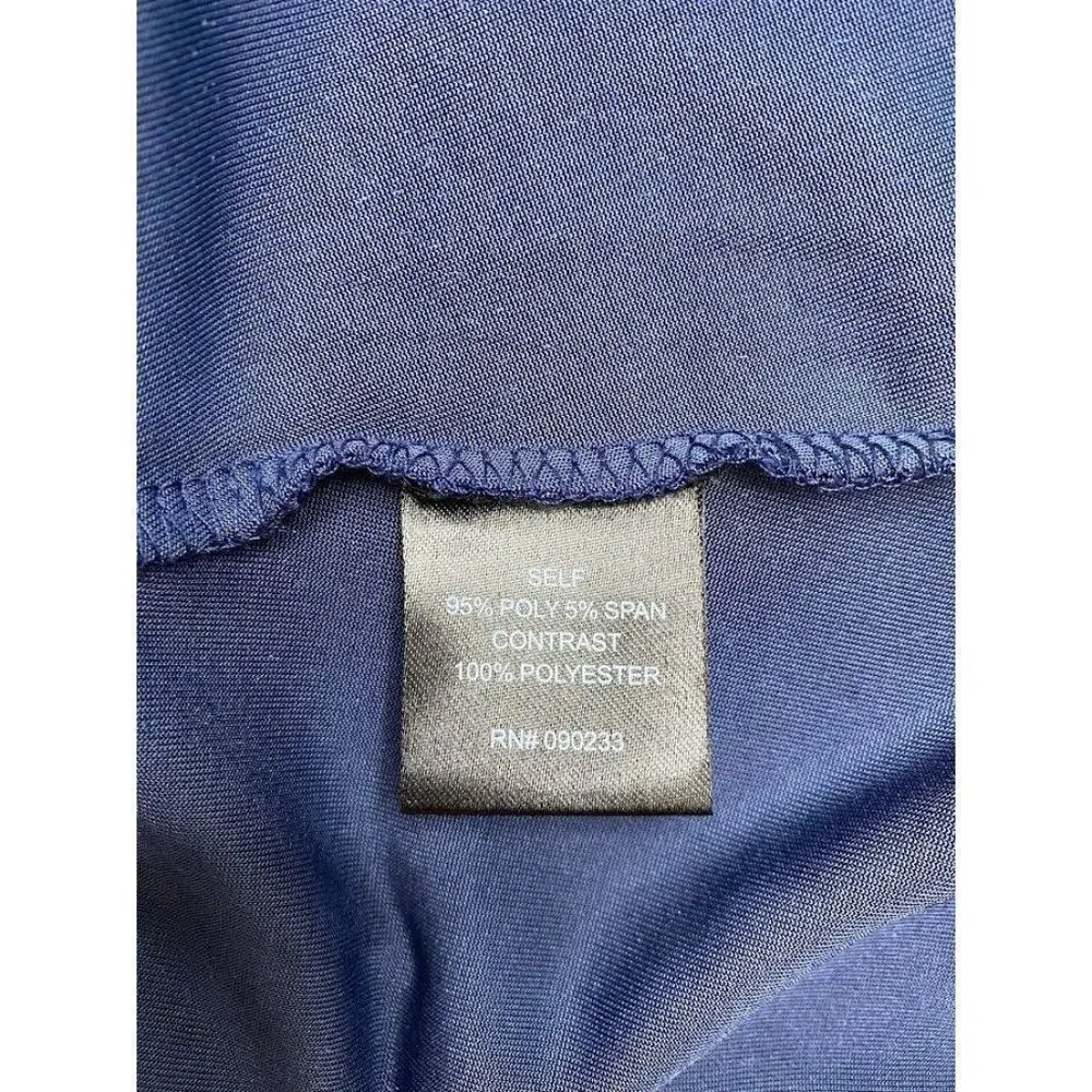 LA Hearts Blue Crushed Velvet V Neck Surplice‎ Mini Dress Sz Large